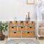 Large Storage Chest of Drawers With Baskets Hallway Bathroom Basket Storage Unit Cabinet