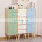 Customized Wood Storage Cabinet Floor Standing Bathroom Unit Wooden 4 Drawer Cupboard