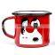 350ml 500ml colorful popular printing sublimation guaranteed quality 12oz enamel mug custom
