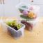 2021 Hot  kitchen multi function plastic storage container box with handle and cover plastic storage container
