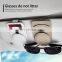 Hot sale Car Glasses Holder Universal Auto Sun Visor Sunglasses Holder Clip Leather Eyeglasses Hanger Ticket Card Clip