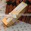 American Style Latest Scroll Wedding Invitation Card Gold Box With Ribbon