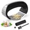 Garlic Press grater Stainless Steel Mincer and Crusher With Silicone Roller Peeler easy to clean