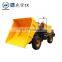 HENGWANG HW-FCY20 2 ton hydraulic diesel engine wheeler high tip small dumper truck 4wd mini dumper