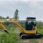 Low price komatsu pc40 excavator with blade