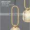 Modern New LED Pendant Light Minimalist Crystal Hanging Lamp For Living Room TV Background Luxury Hanging Lights
