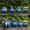 4pcs/set Wall-mounted Ceramics Flower Pots & Planters Home Decor Succulent Hemp Rope Ceramic Flowerpot Plant Hanging Pot