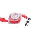 Hot Sale New Retractable 3 In 1 USB Magnetic Charging Cable For Mobile Phone Cable Ios/Type-C/Android
