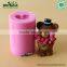 LZ0135 Nicole Lovely Bear Candle Silicone Mold Custom Molds Chocolate