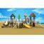 Hot sale kindergarten high quality kids outdoor playground equipment slides