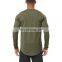 Newest Design Long sleeve Sports Shirt Men's Outdoor Fitness Gym Top Workout Running Training Pullover Sweatshirt Man Base Shirt