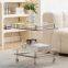 Factory Custom Modern Clear Acrylic End Table for Living Room Acrylic Bedside Cupboard