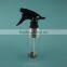 clear PET bottle with black trigger sprayer