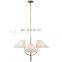 Lamp hotel bedroom bedside home decor contemporary small fabric ceiling chandelier