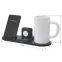 4-in-1 Wireless Charging Stand Dock Station 5V/2A Home Office Desk Cup Warmer Phone Holder Drink/Tea/Coffee/Milk Warmers Dock