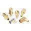 High quality full brass RF Coaxial straight SMA-J-3 male female positive electrode crimp connector for SYV50-3/RG58/3D-FB/LMR200 cable