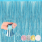 Bulk Iridescent Foil Curtains - Holographic Streamers, 3.3x6.6ft for Event Planner Backdrops