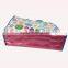 Colorful round dot design easy clean pvc coated cotton shopping bag
