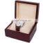 Fashion Black PU Leather Wooden Watch Packaging Watch Display Box W1206