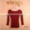 Hot selling sweater designs for women cashmere sweater