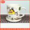 coffee cup lid wholesale decal design ceramic coffee cups with lid