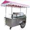 Ice cream food trolley freezer