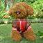 2016 Fashion Warm Fleece Pattern Soft Shell Dog Pet Jacket