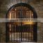 wrought iron decorative wine cellar gate,customized size,hand-forged door