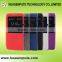 View Window Leather Flip Magnetic Swipe Slide Case Cover for Samsung Note4 Series