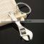 gift unique blank zinc alloy tool wrench keychain