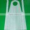 Disposable clear plastic aprons