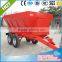 Farm machinery manure spreader, Animal waste spreader trailed spreader with farm tractor