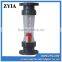 Large Diameter Plastic type low cost chemical flow meter