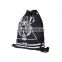 High Quality 3D Printed Death Tiger Triangle Sublimation Branded Advertising Drawstring Bag