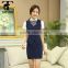 2016 High Quality made in china Wholesale factory Hand Made Formal teachers&office gem uniform designs for ladies suit
