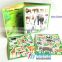 wholesale custom Magnetic theme bookfor kids' cognitive ability( Ocean, supermarket, animal,zoo, etc)