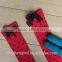 red knee high socks,christmas bow cute colored socks fancy