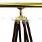 Nautical Brass Harbor Master Telescope With Tripod Stand 12162