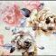 flower printing soft vlelvet fabric for sofas