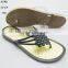 PCU China knots shoelace women's clip-toe slippers