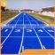 All weather 13mm thick rubber flooring for running track