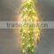 New product artificial led hanging leaf plastic material vine for hanging wall decor