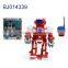 2ch remote control robot toy/ new hot kid toy cool red walking robot