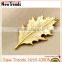 Fashion alloy gold leaves hair jewelry leaf shape hair clip hair accessories