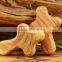 Olive Wood Small Craved Hold Hand Cross