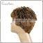 100% Brazilian virgin human hair wig, short curly style front lace wig from Ceres factory