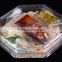 Eco-friendly diamond shape plastic disposable take away salad box