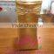elegant removable wedding chiavari chair cover with golden and silver color