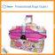 Wholesale insulated cooler bag foldable shopping cooler basket