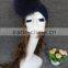 Women hot sale Fashion Knit Headband With Real Raccoon Fur Pompom